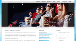 Desktop Screenshot of devharshinfotech.com